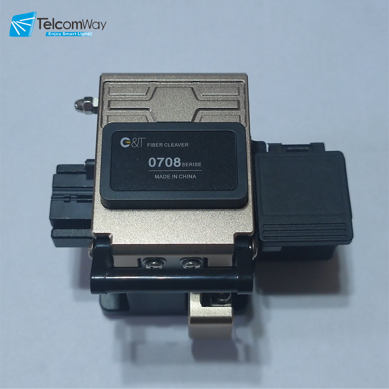 Telcomway 0708 fibercleaver optical fiber cutter one key automatic tool return